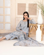 AYZEL - Unstitched Embroidered Karrandi
