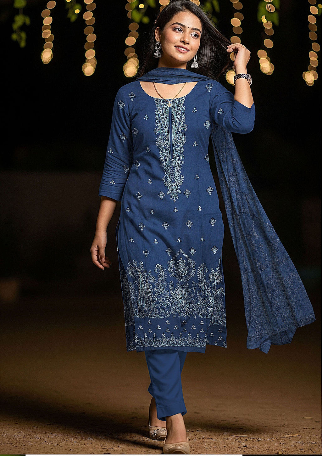 TABASSUM - Embroidered Dhanak