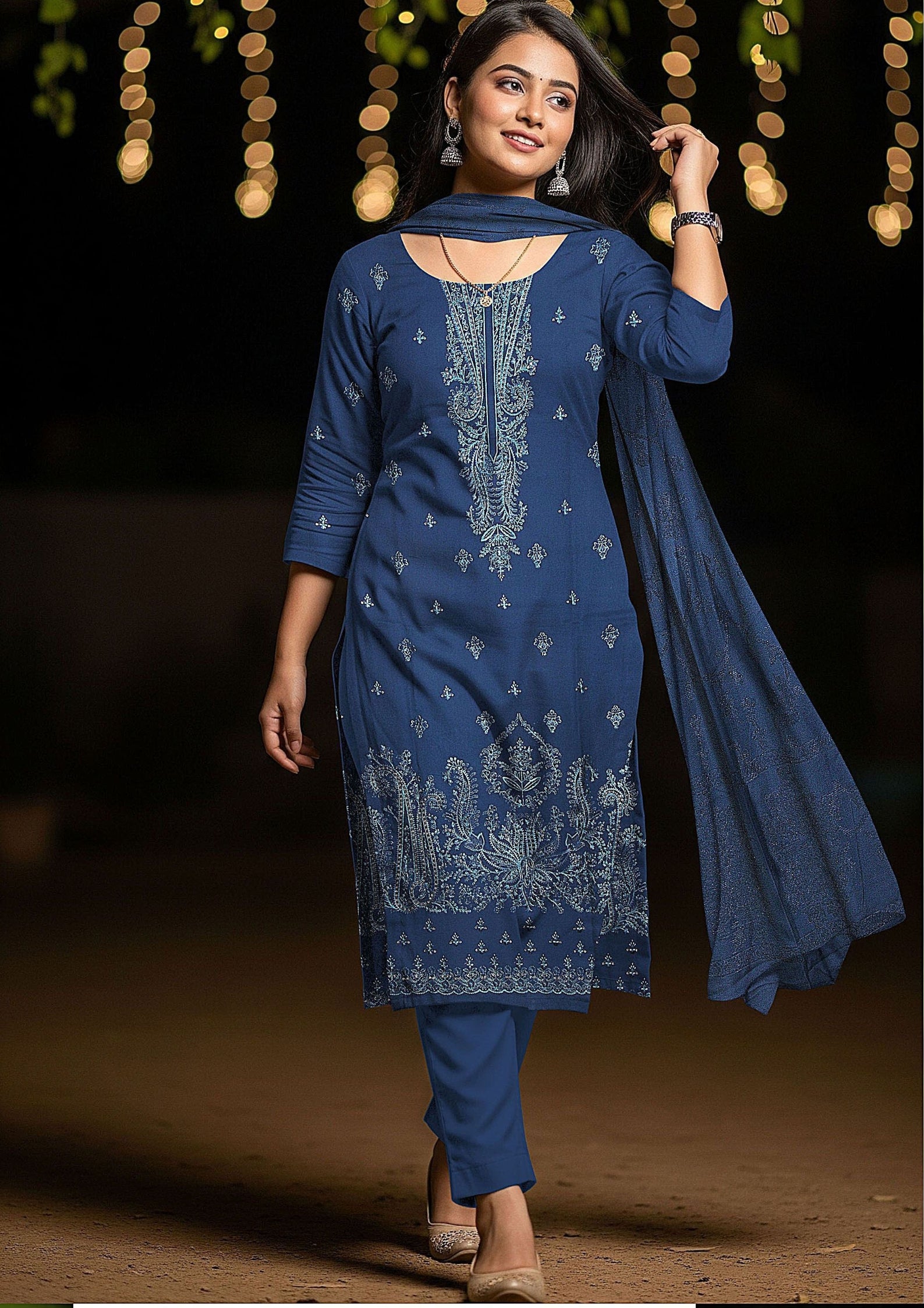 TABASSUM - Embroidered Dhanak