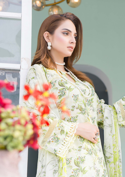 PEHNAWAA - Unstitched 3-Piece Digital Printed Lawn