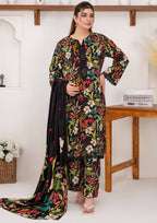 SHAFAQ - Unstitched 3-PCS Bana Dora Linen