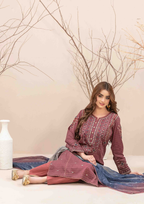 TWIST - Stitched 3-Piece Embroidered Digital Lawn