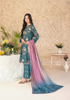ANCHAL - Unstitched Embroidered Digital Printed Staple