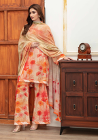 AROOHI - Unstitched 3-Piece Printed Lawn