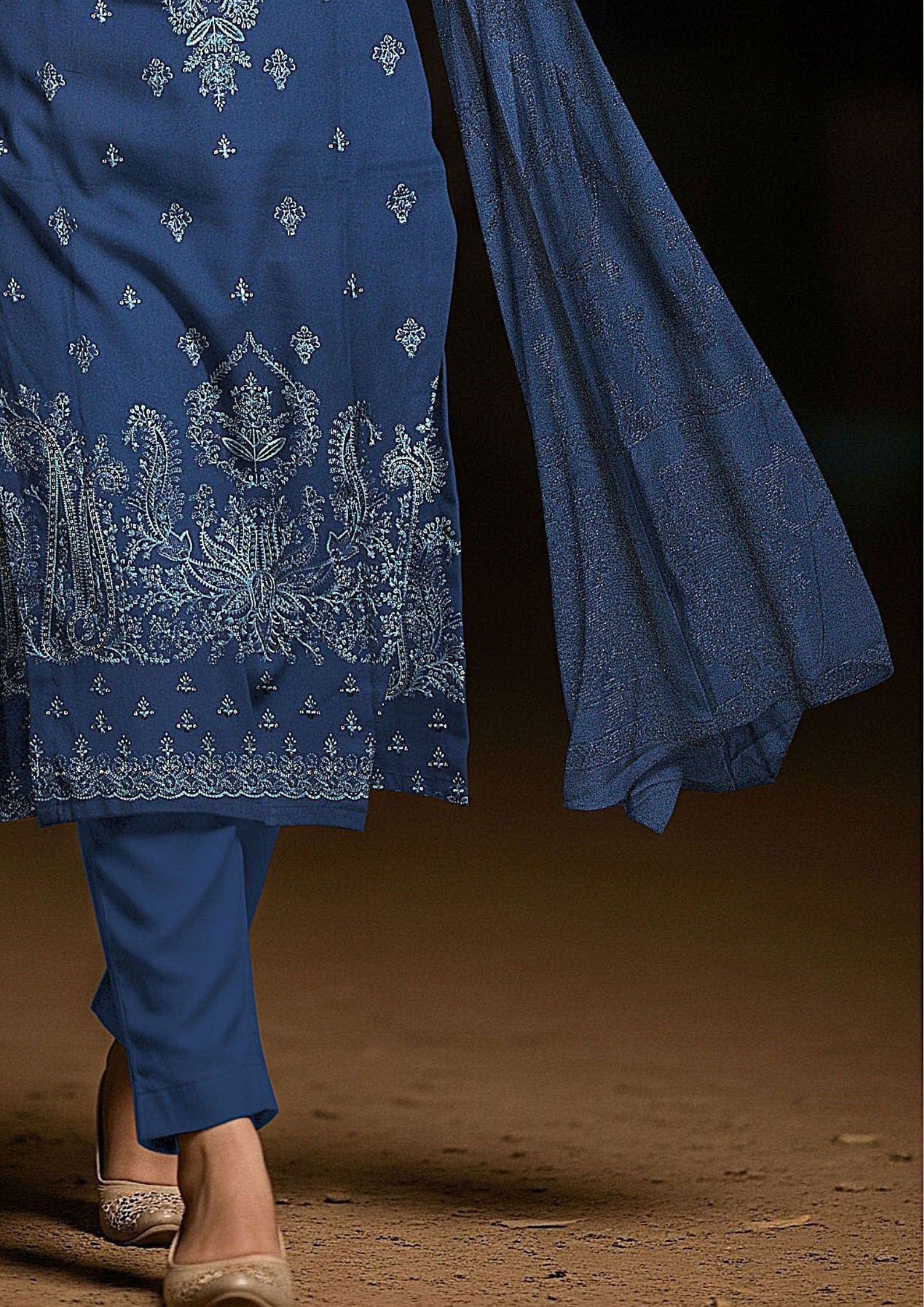 TABASSUM - Embroidered Dhanak