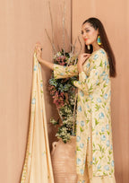 AFSANA - Unstitched Digital Printed