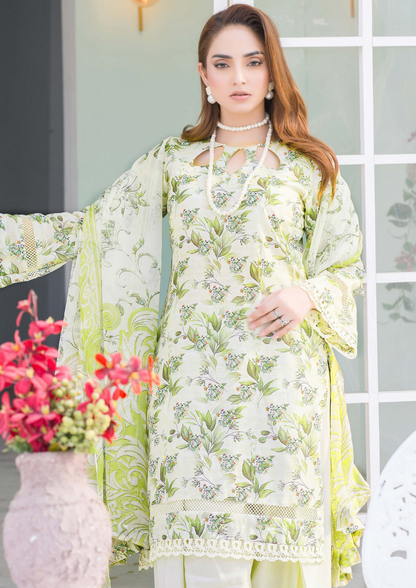 PEHNAWAA - Unstitched 3-Piece Digital Printed Lawn
