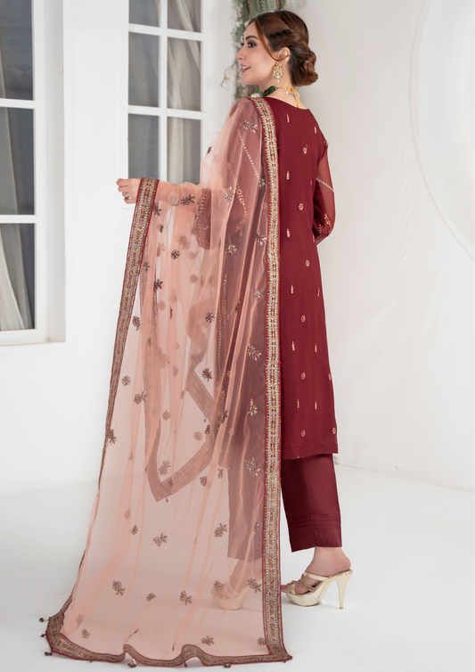 AFREEN - Semi Stitched Exclusive Chiffon