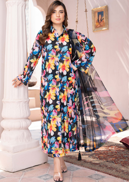 CARNIVAL - Unstitched 3-Piece Digital Lawn