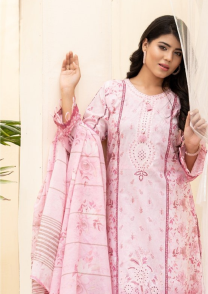 SAJAL - Unstitched 3-Piece Digital Lawn