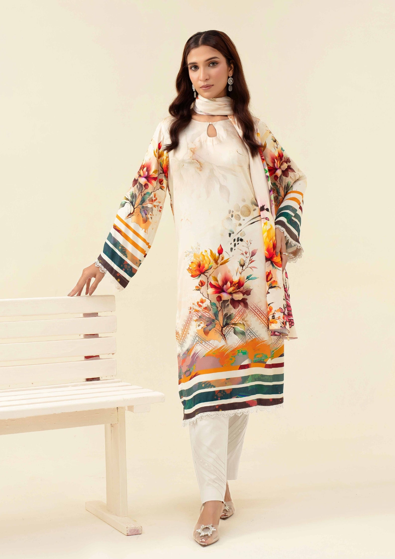 RIWAAYAT - 3-PCS Unstitched Prints