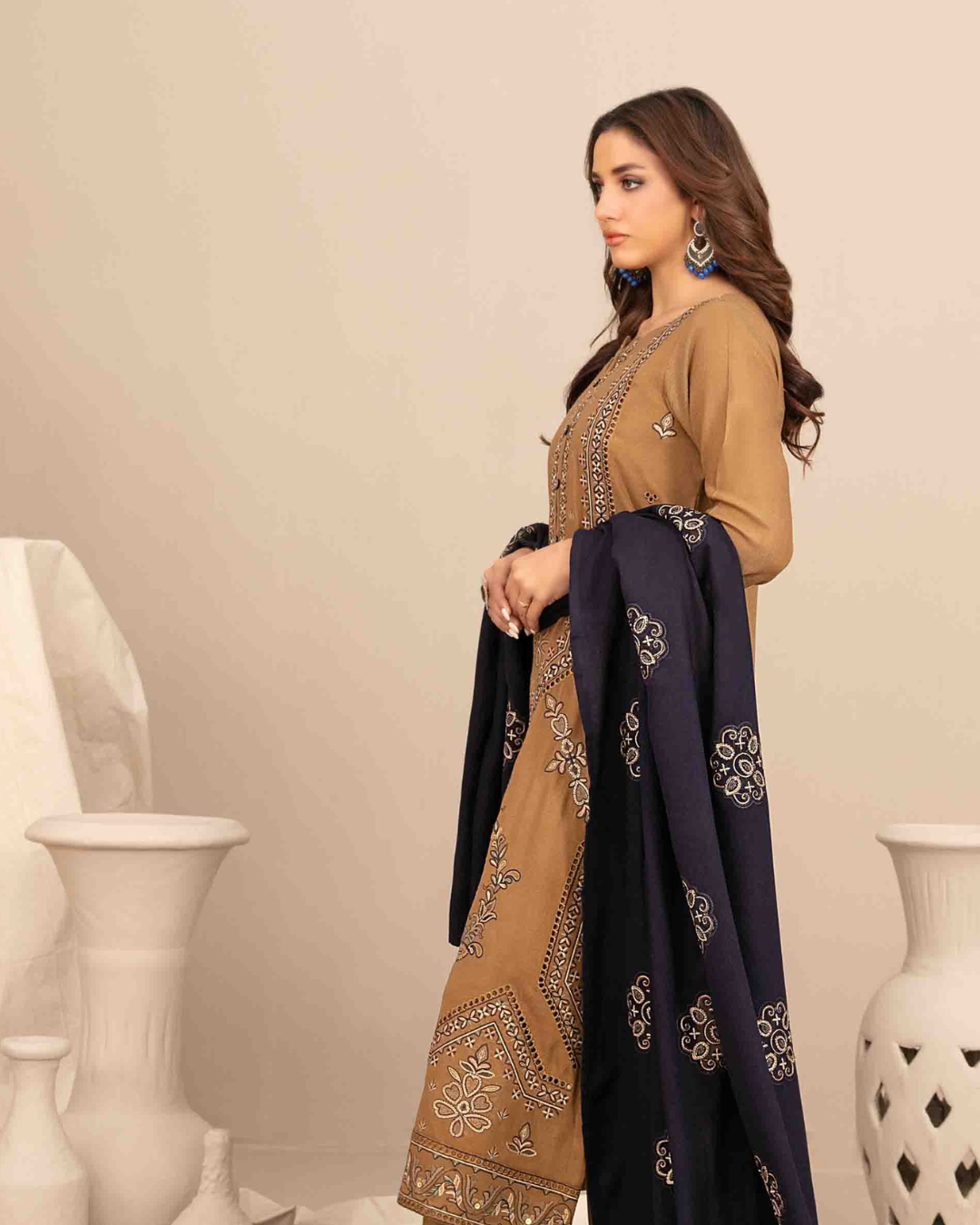 INAYA - Semi Stitched Embroidered