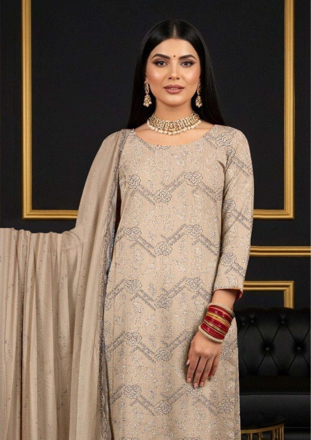 BULBUL - Unstitched Pashmina Dhanak