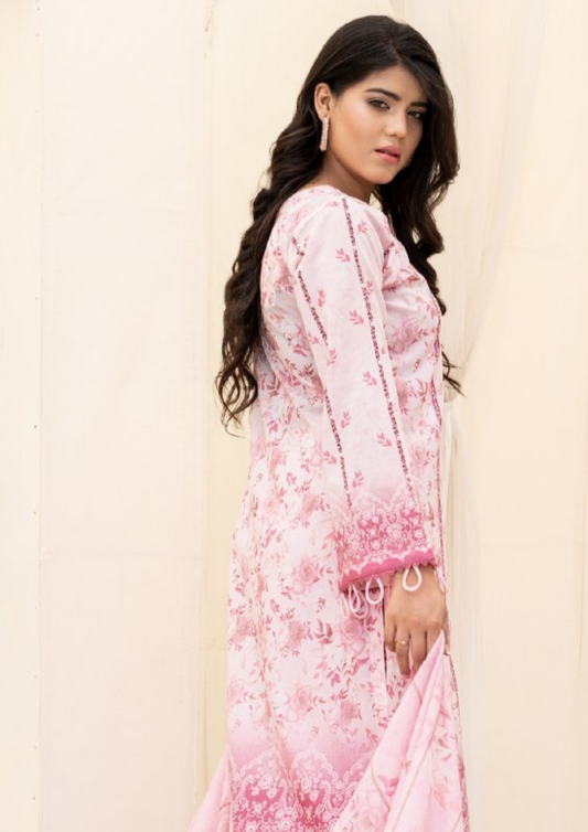 SAJAL - Unstitched 3-Piece Digital Lawn