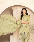 AYZEL - Unstitched Embroidered Karrandi