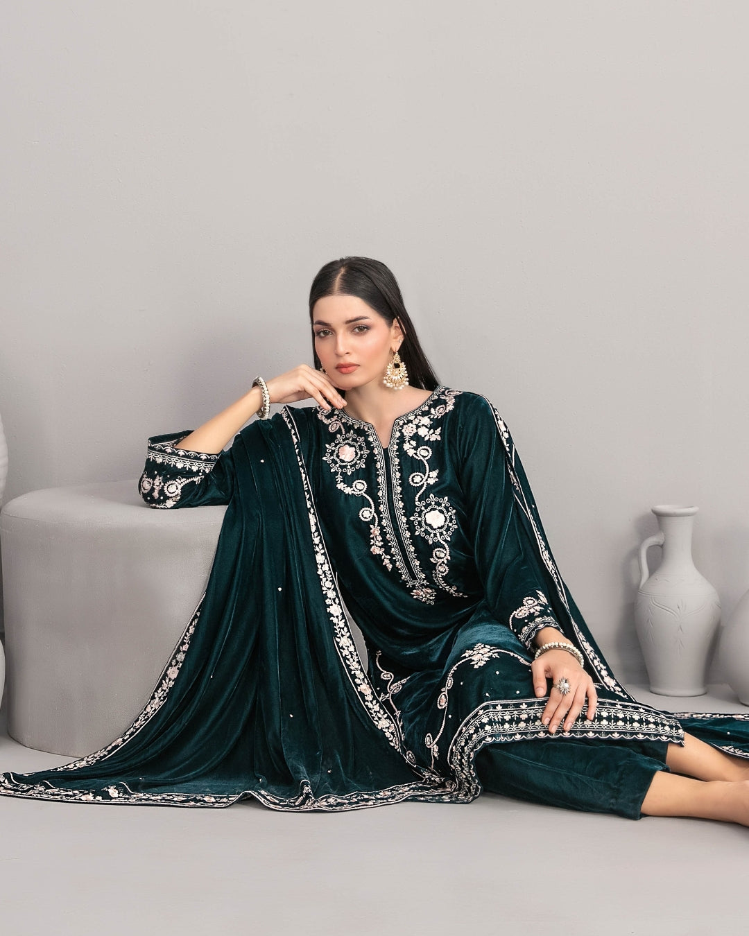 NAFISA - Unstitched Luxury Velvet