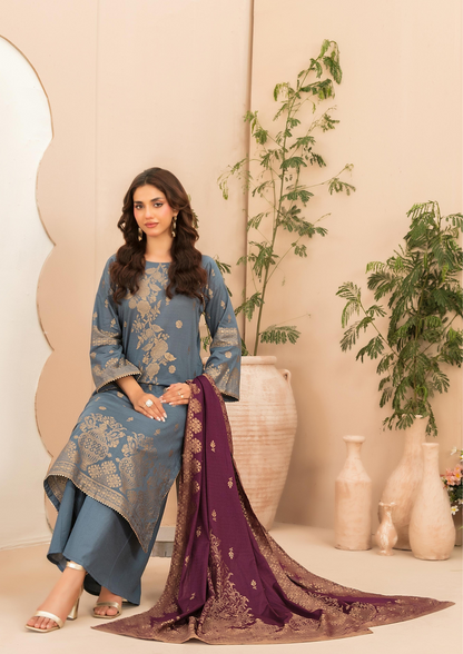 LAWN TALE - Unstitched 3-Piece Broshia Banarsi Lawn
