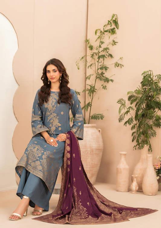 LAWN TALE - Unstitched 3-Piece Broshia Banarsi Lawn