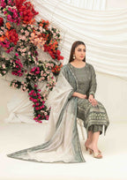 ZAFRAH - Semi Stitched Embroidered Viscose