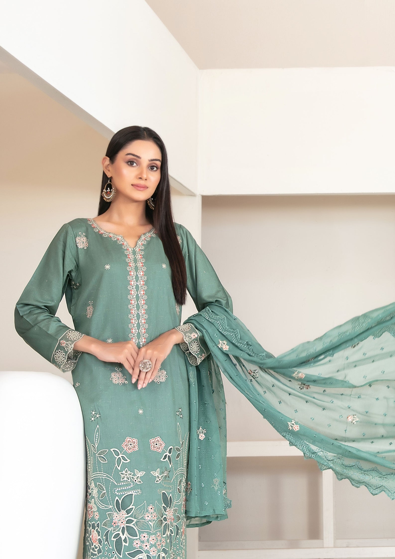 RAQS - Unstitched Embroidered Viscose