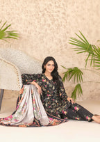 ANCHAL - Unstitched Embroidered Digital Printed Staple