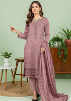 JAL PARI - Unstitched 3-PCS Embroidered