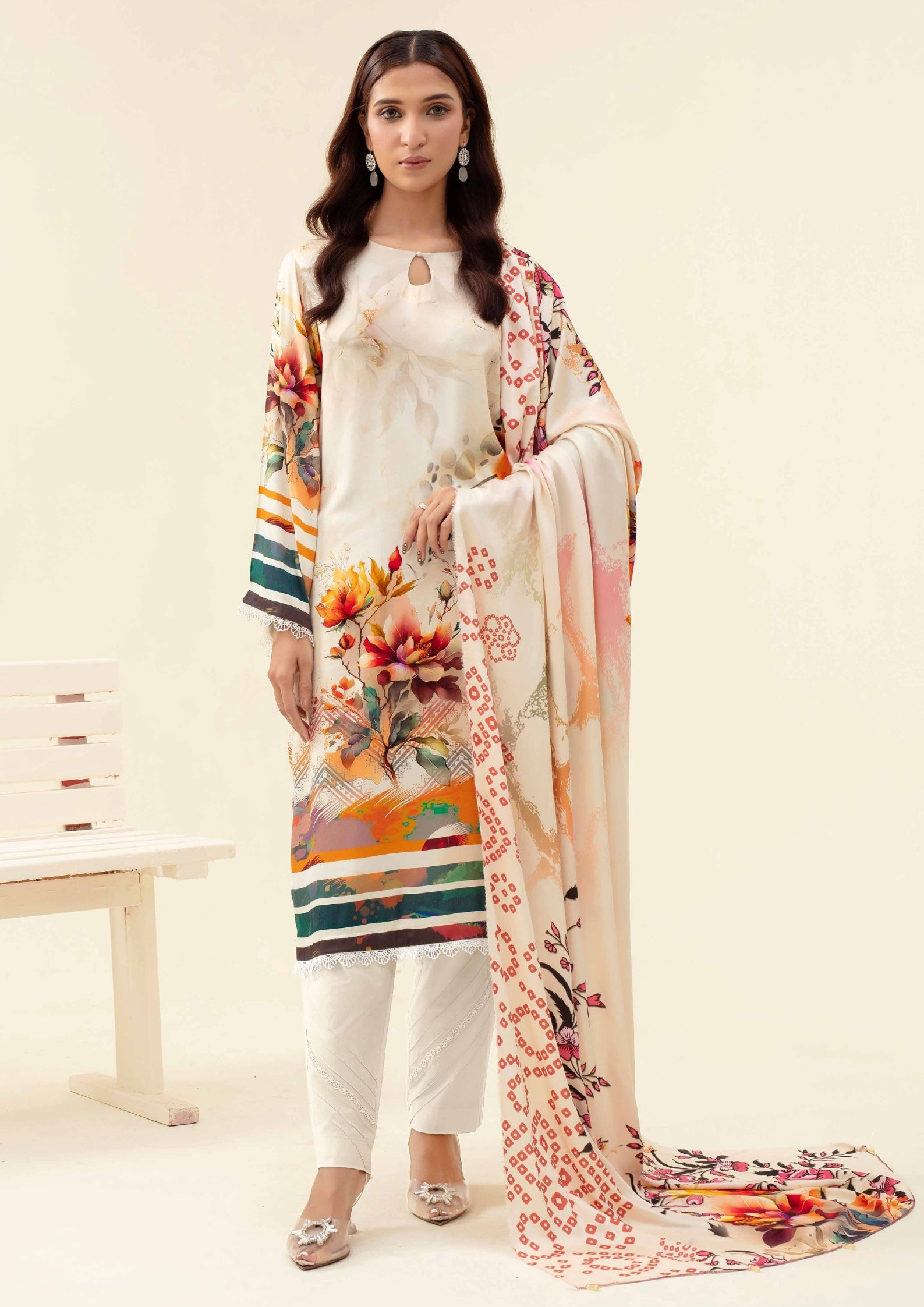 RIWAAYAT - 3-PCS Unstitched Prints