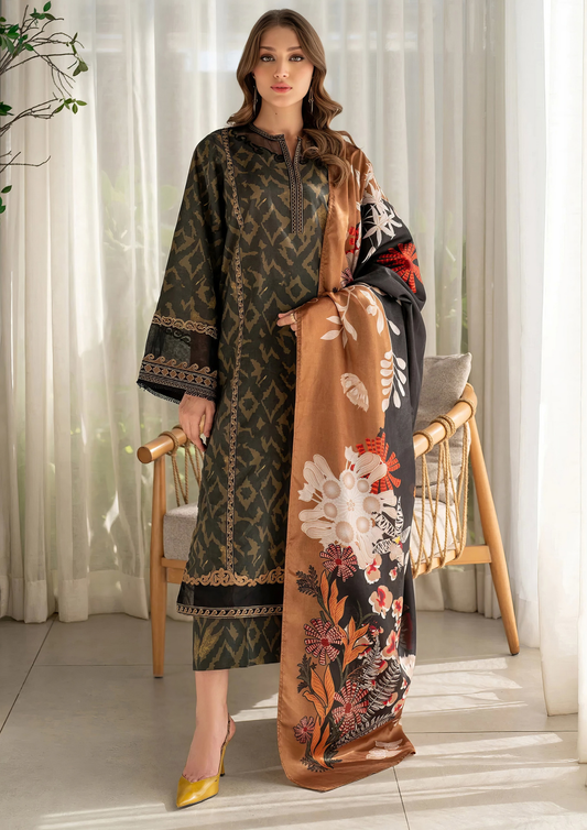 PARIZAAD - Unstitched 3-Piece Digital Print Lawn