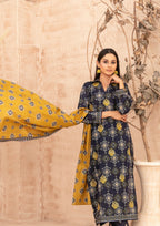 ZIMAL - Unstitched Embroidered Khaddar
