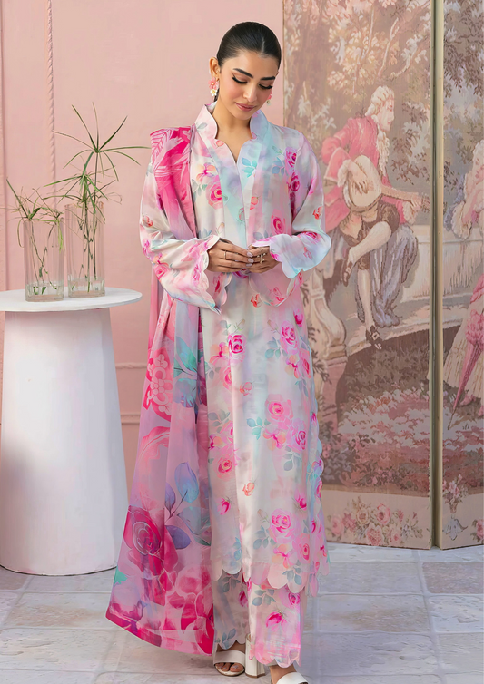 NAQSH-E-NAAZ - Unstitched 3-Piece Digital Bana Dora Lawn