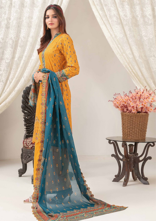 ULFAT - Unstitched 3-Piece Digital Lawn Prints