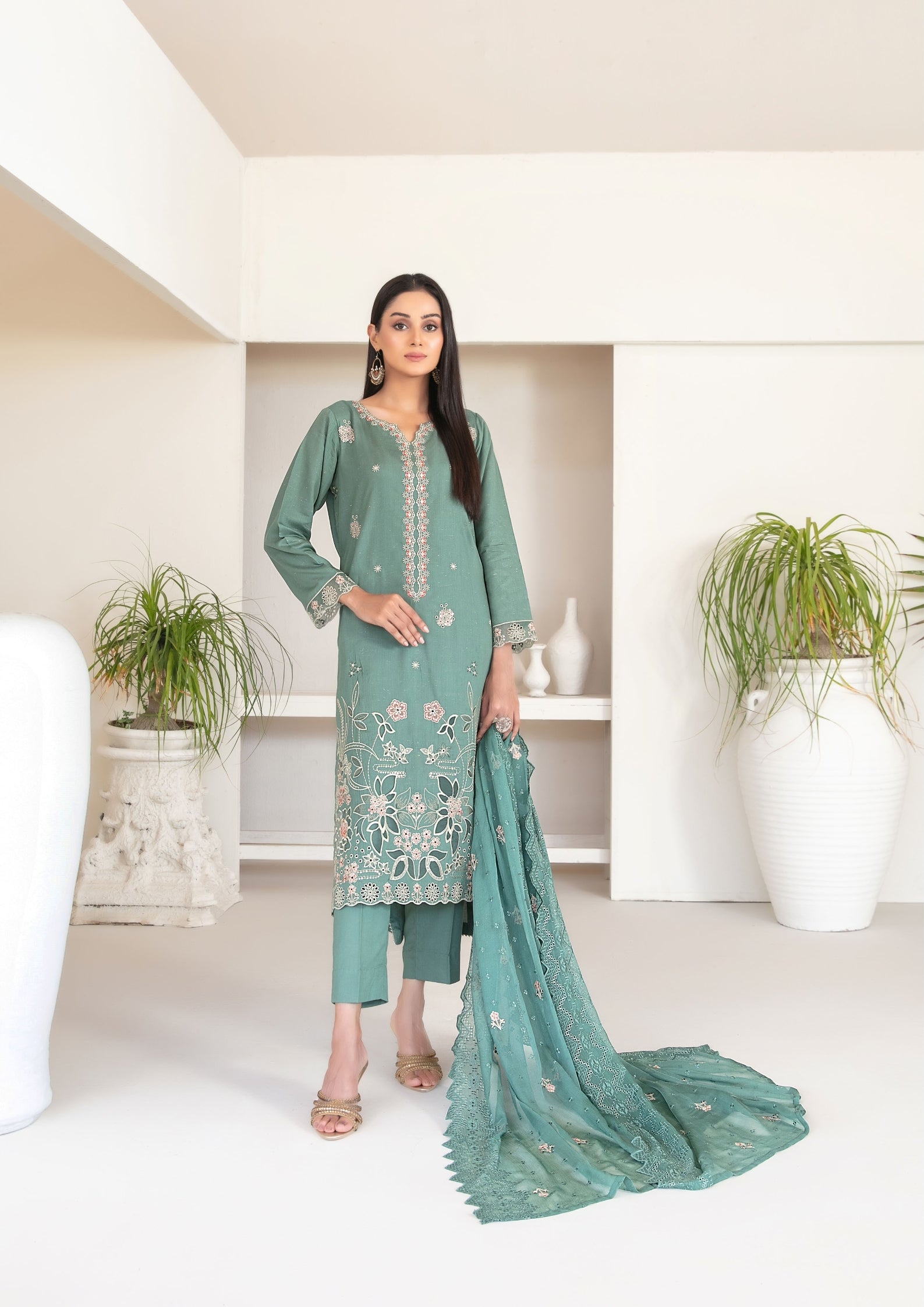 RAQS - Unstitched Embroidered Viscose
