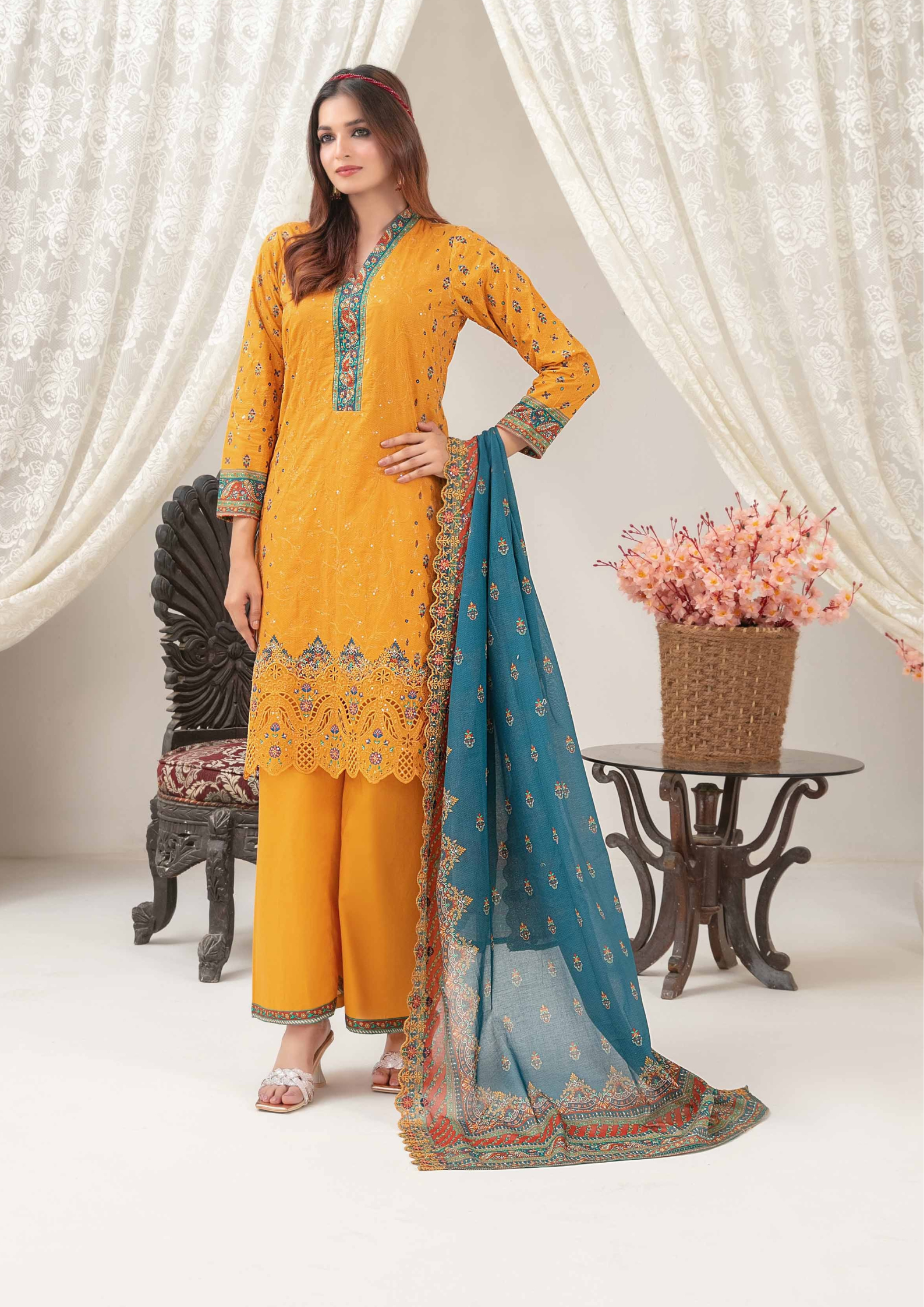 ULFAT - Unstitched 3-Piece Digital Lawn Prints
