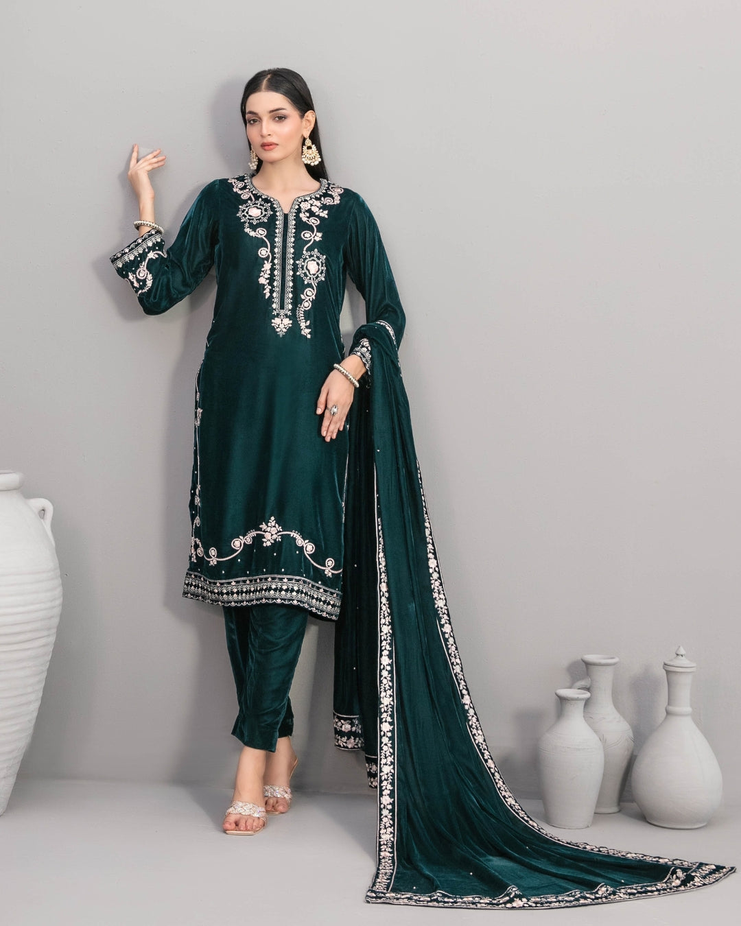 NAFISA - Unstitched Luxury Velvet