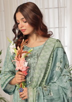 CHANDNI RAAT - Unstitched 3-Piece Bana Dora Digital Lawn