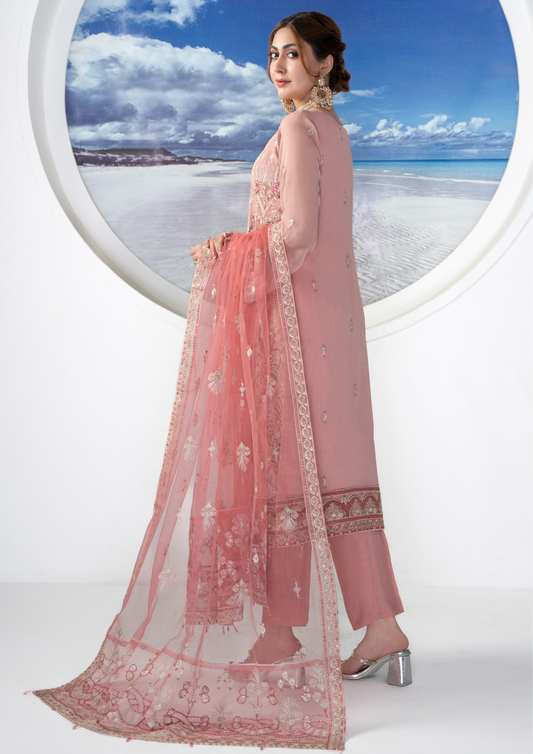 AFREEN - Semi Stitched Exclusive Chiffon