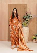 AFSANA - Unstitched Digital Printed