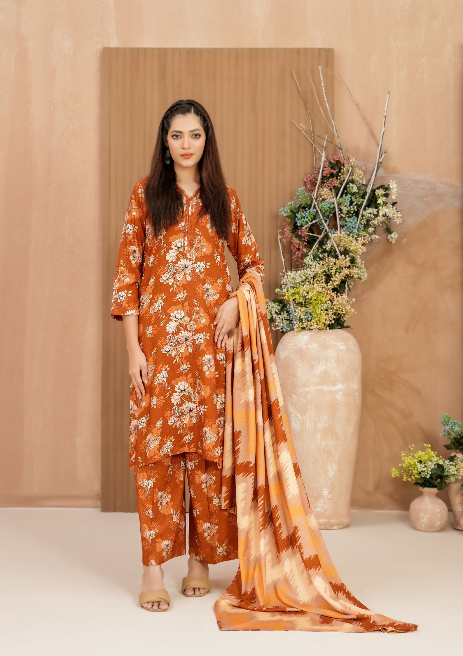 AFSANA - Unstitched Digital Printed