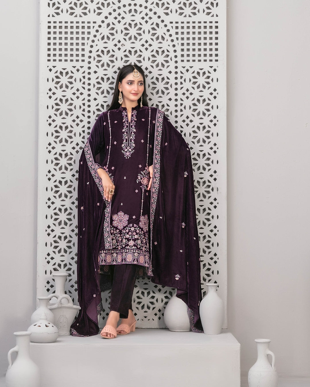 NAFISA - Unstitched Luxury Velvet