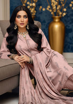 NOORI - Unstitched 3-PCS Broshia Leather Peach