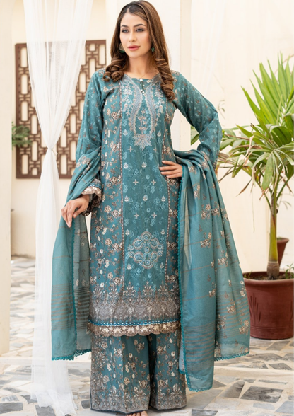 SAJAL - Unstitched 3-Piece Digital Lawn