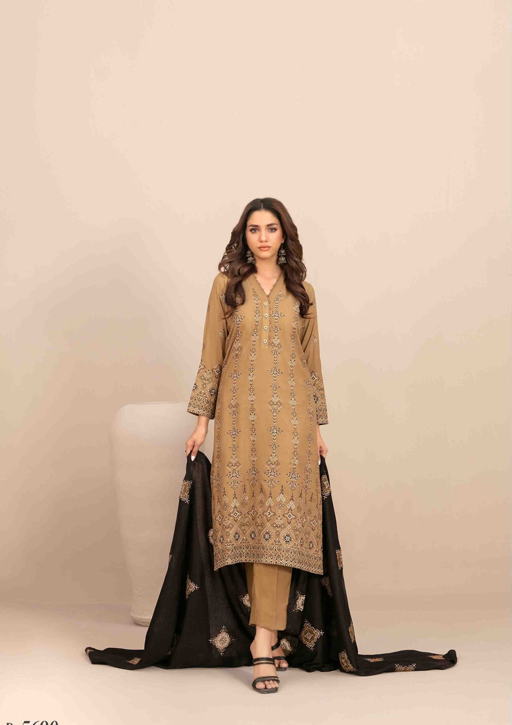 INAYA - Semi Stitched Embroidered