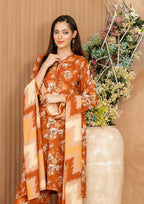 AFSANA - Unstitched Digital Printed