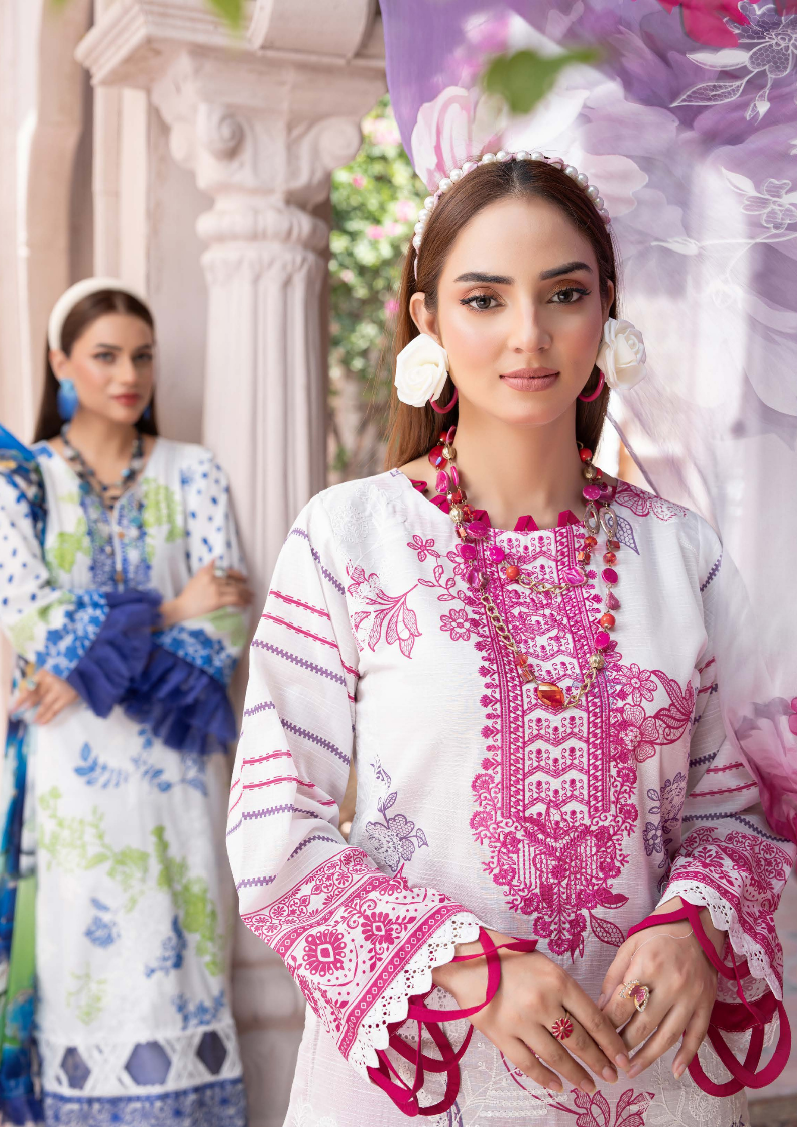 DHAGAY - Unstitched 3-Piece Embroidered Lawn