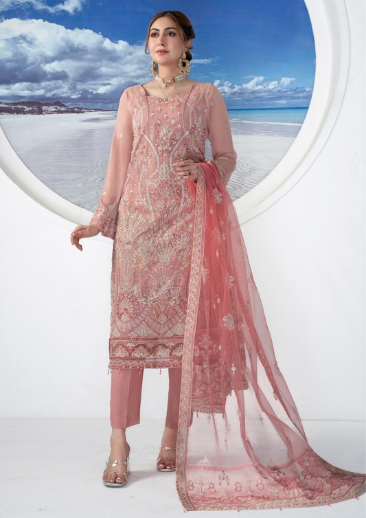 AFREEN - Semi Stitched Exclusive Chiffon