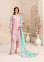 TWIST - Stitched 3-Piece Embroidered Digital Lawn