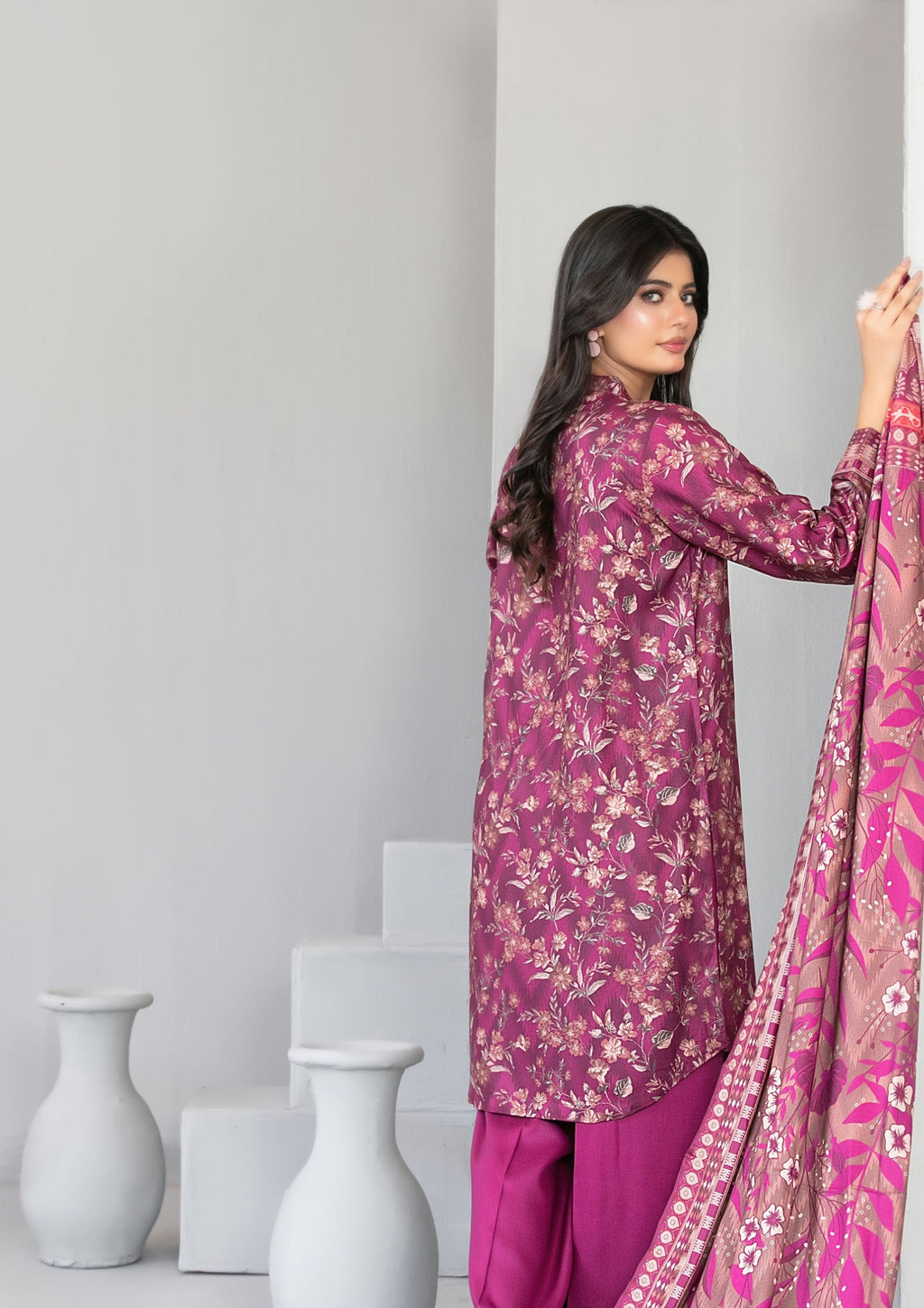 AFSANA - Unstitched Digital Printed Twill