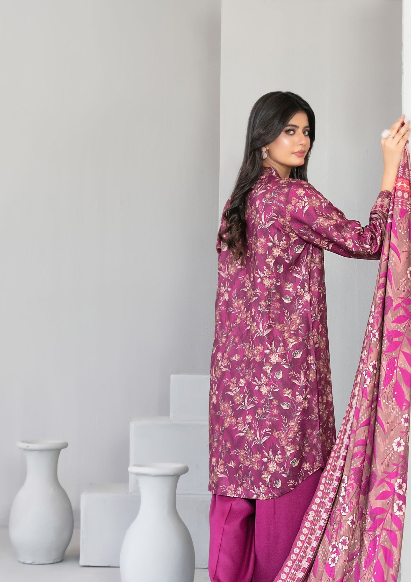 AFSANA - Unstitched Digital Printed Twill