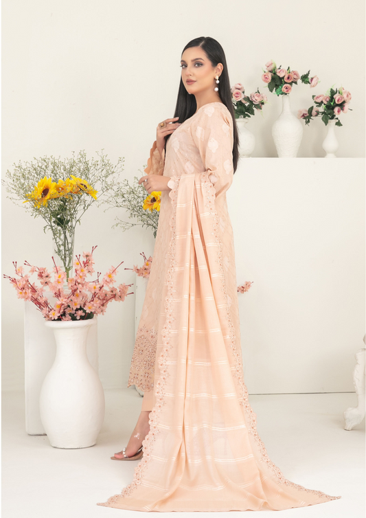SOGHAT - Unstitched 3-Piece Embroidered Lawn