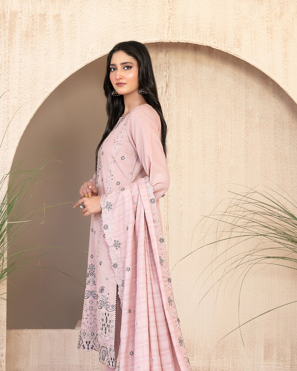 AYZEL - Unstitched Embroidered Karrandi